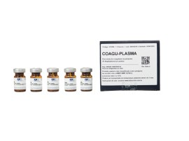 Coagu-Plasma - Plasma De Coelho Liofilizado Com EDTA - 5 X 3 Ml